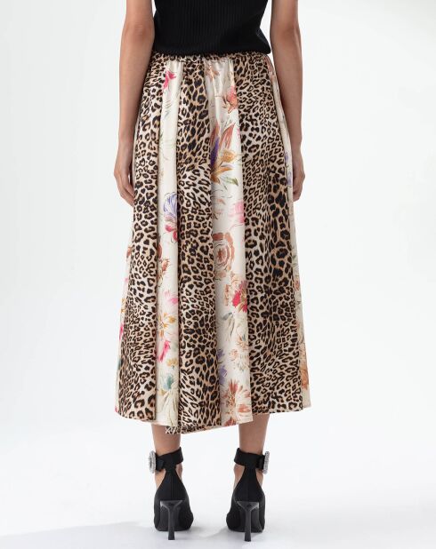 Jupe Desert papyrus/leopard