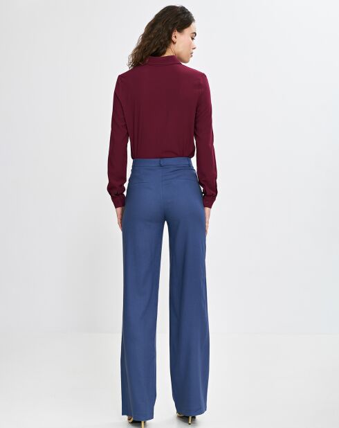 Léa bordeauxrood hemd