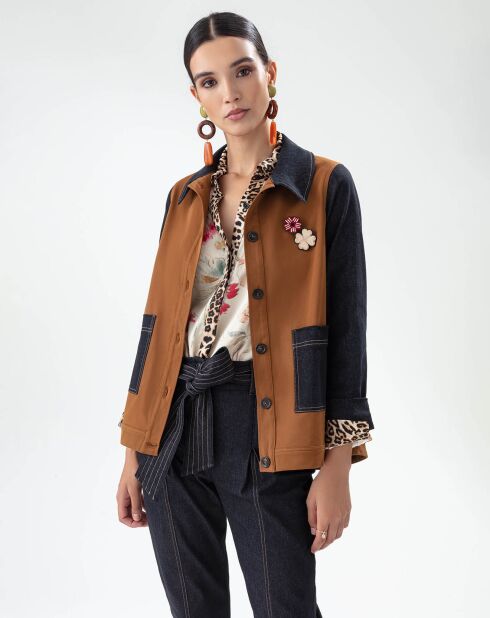 Chaqueta Setri caramel/raw