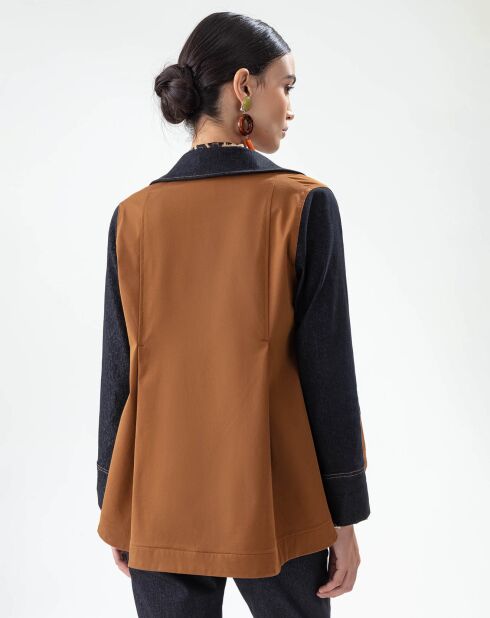 Chaqueta Setri caramel/raw