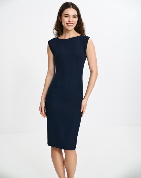 Robe Arlette bleu marine