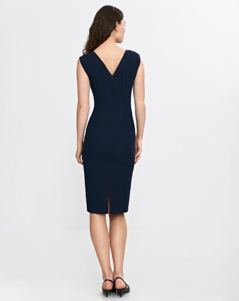 Robe Arlette bleu marine