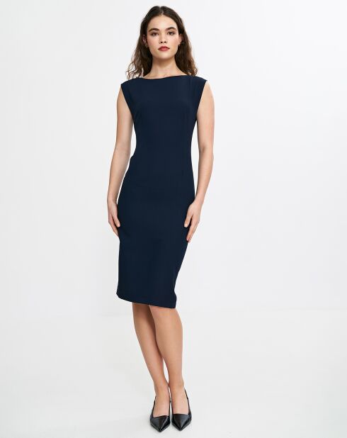 Robe Arlette bleu marine