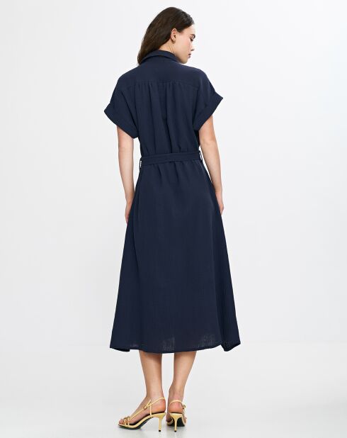 Robe Yasmina bleu marine