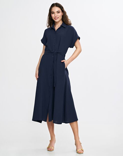 Robe Yasmina bleu marine