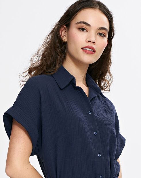Robe Yasmina bleu marine