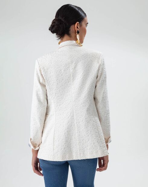 Veste Eiffel jacquard leopard