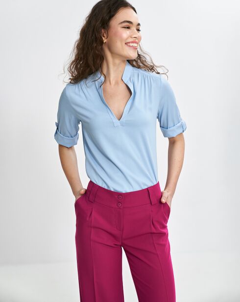 Pantalon Marine fuchsia