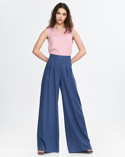 Pantalon Joelle bleu