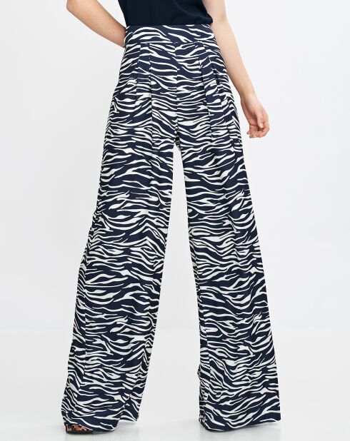 Hose Faye in Schwarz/Weiß