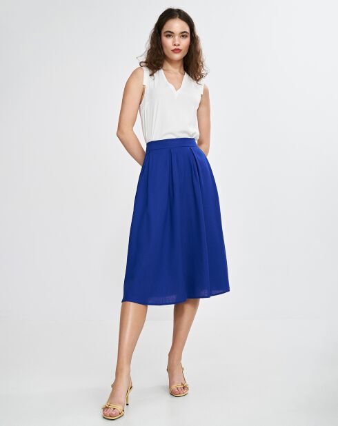 Jupe Enya bleu indigo