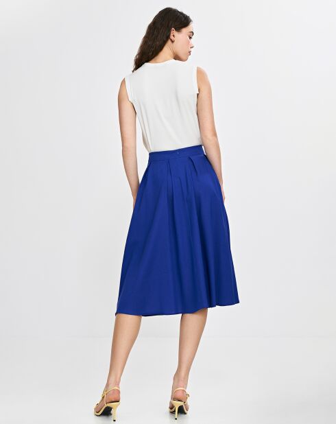 Jupe Enya bleu indigo