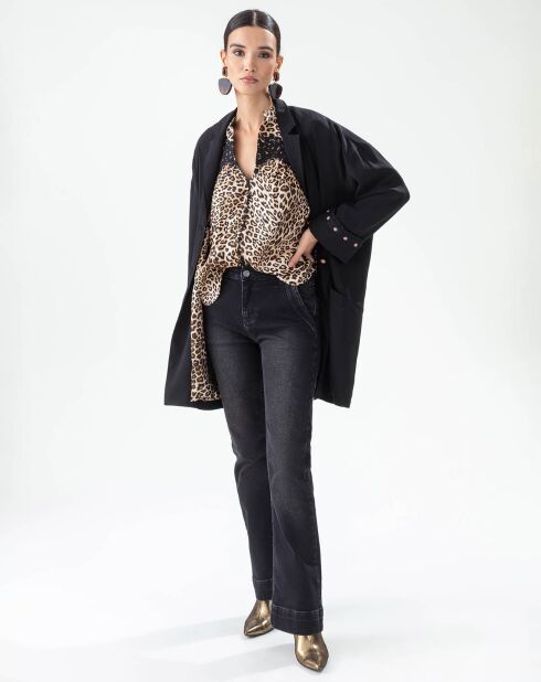 Traditionelle schwarze Jeans