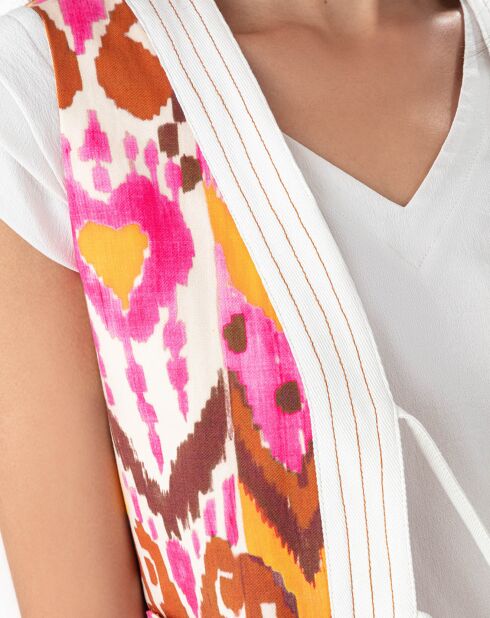 Bento Ikat/ecru Weste