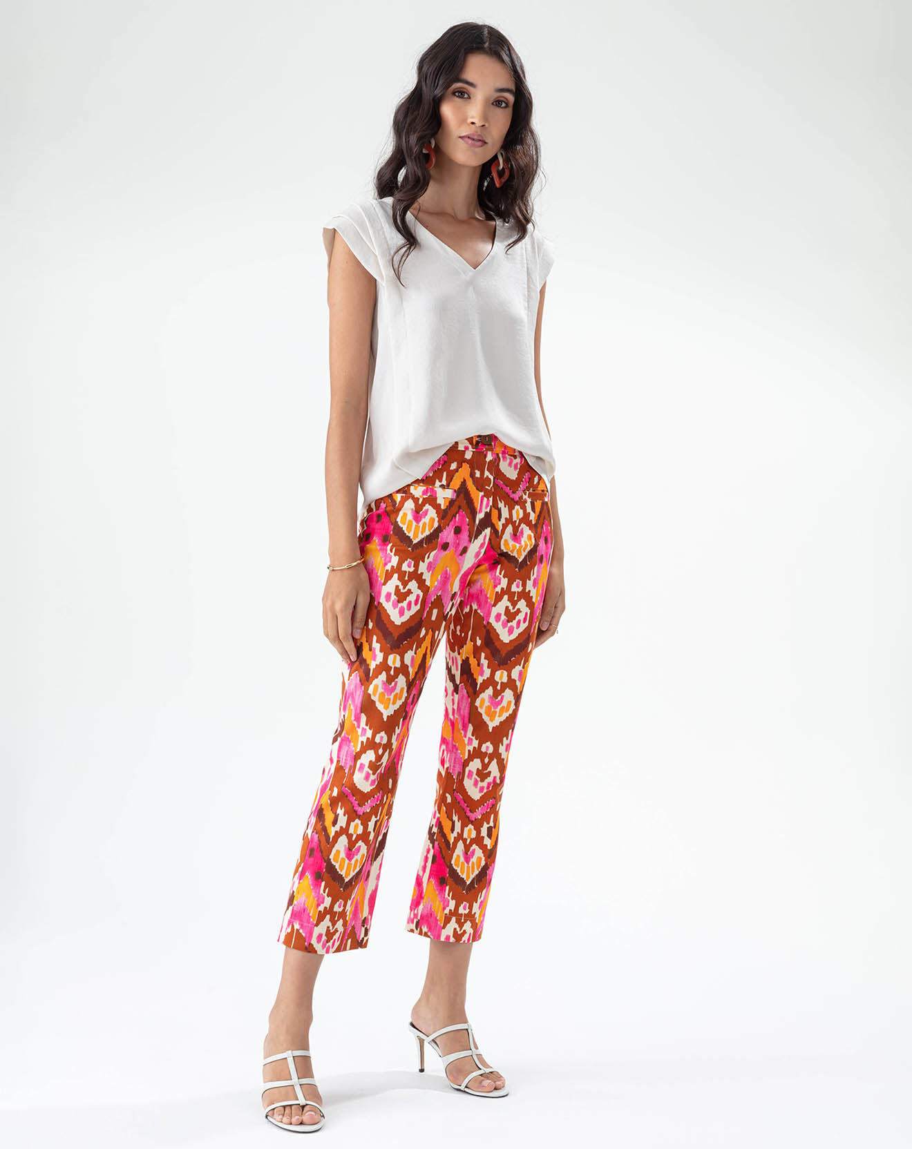 Pantalon Bengale ikat - Vente privée Bleu Blanc Rouge - BazarChic