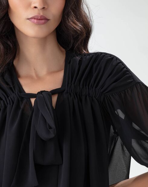 Zwarte blouse Orissa