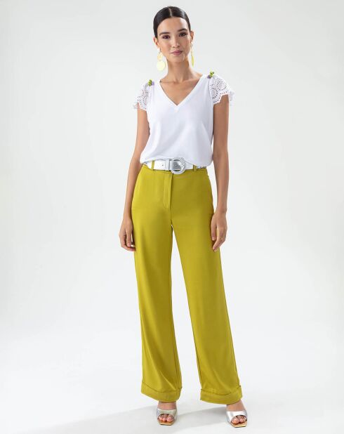 Pantalon Parfum absinthe