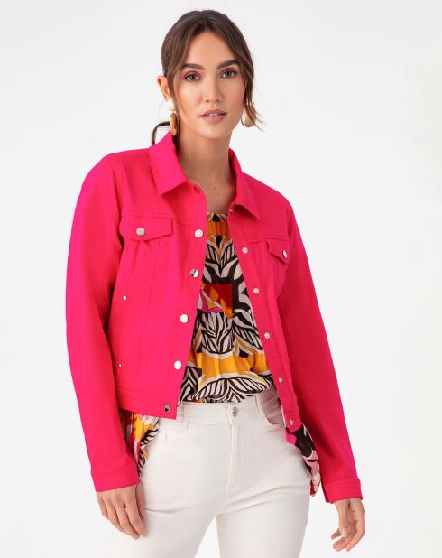 Fuchsiafarbene Wolkenjacke