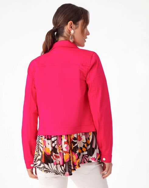 Fuchsiafarbene Wolkenjacke