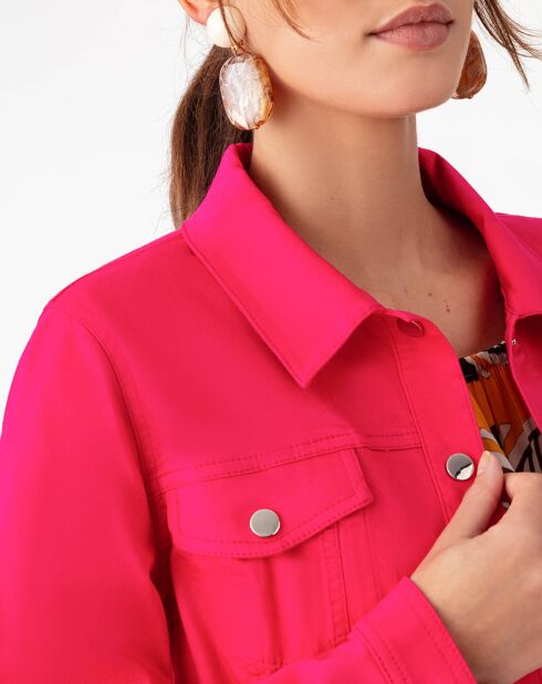 Fuchsiafarbene Wolkenjacke