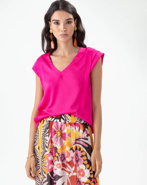 Top Maurya fucsia