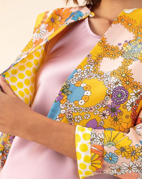 Bolero Hortense bouquet/pois