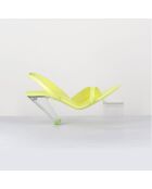 Sandales en Cuir Bridget jaune/vert - Talon 10.5 cm