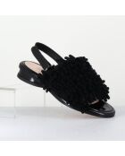 Sandales en Cuir Alison noires