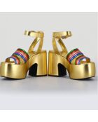 Sandales en Cuir Mar multicolores - Talon 10.5 cm