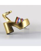 Sandales en Cuir Mar multicolores - Talon 10.5 cm