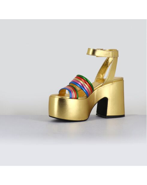 Sandales en Cuir Mar multicolores - Talon 10.5 cm