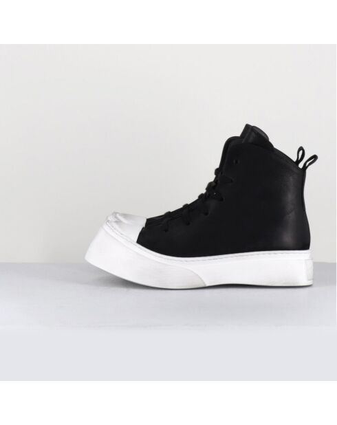 Sneakers nere in pelle