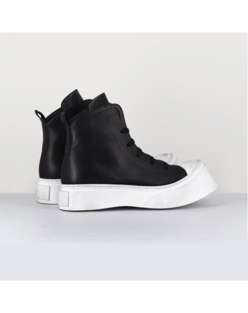 Sneakers nere in pelle