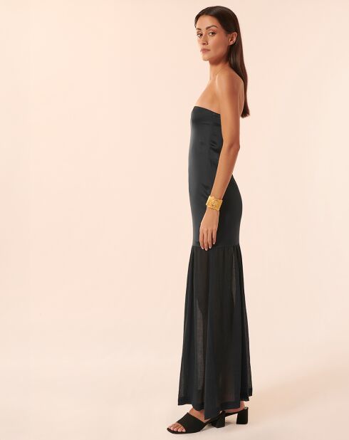 Daho maxi-jurk van eclypse linnen en zijde