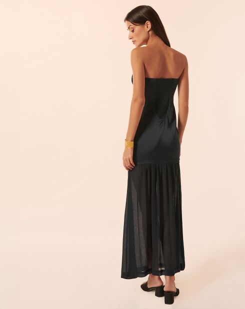 Daho maxi-jurk van eclypse linnen en zijde