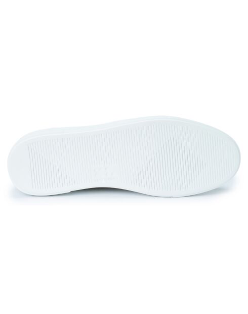 Sneakers Classic Lace-Up en Velours de Cuir marine