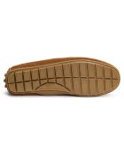 Mocassins Driver en Velours de Cuir marron