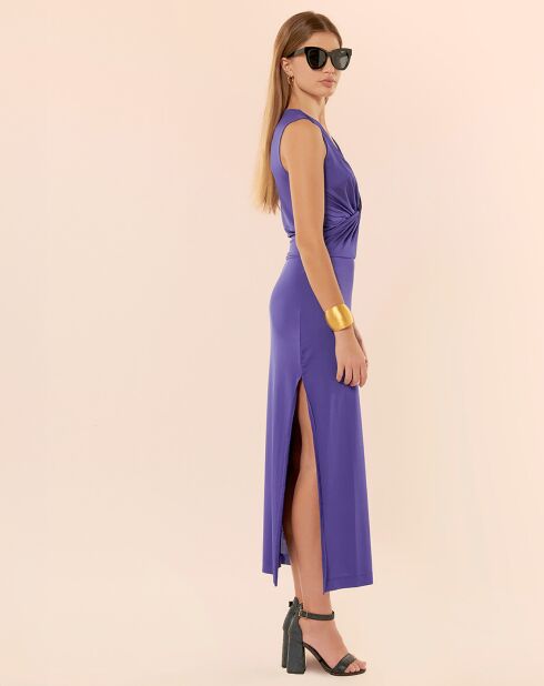 Lucy ultra violette lange jurk