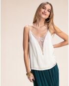 Top 100% Soie Muse vanilla