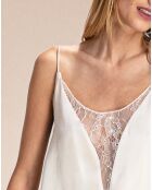 Top 100% Soie Muse vanilla