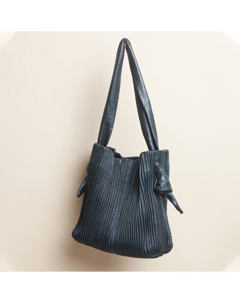 Grand Sac en Cuir Pink crack orage - 48x34 cm