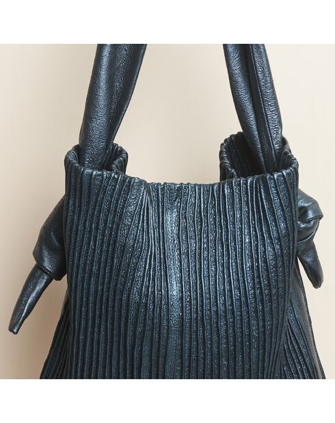 Grand Sac en Cuir Pink crack orage - 48x34 cm