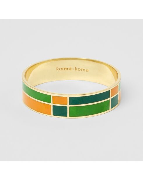Bracelet Rainbow gold green