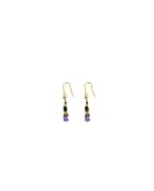 Paires de boucles MANON  multicolore, doré