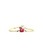 Bracelet Spaggia Rosa Alix mauve, rose fluo, saumon fluo, nacre, doré