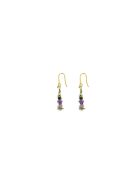 Paires de boucles MANON  multicolore, doré