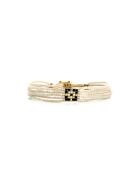 Bracelet Sable Noir Keira noir, blanc, nacre, doré