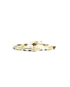 Bracelet Grey Sand Alma Camaïeu de gris, blanc, doré