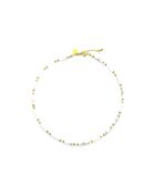 Collier Madison  blanc, gris, doré