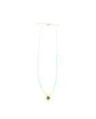 Sautoir Sunny  turquoise, doré